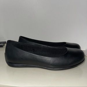 Skechers for Work Women's Mina Slip Resistant Slip-On Flats